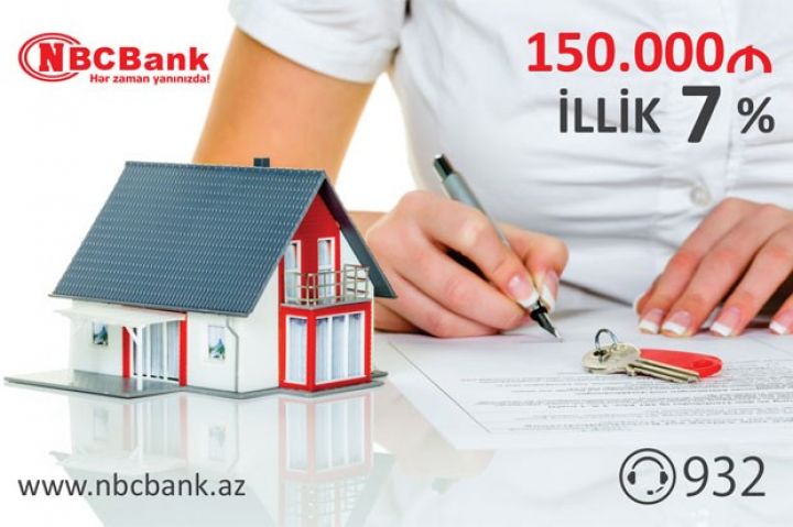 150 min manatadək, illik 7%-lə ipoteka kreditləri!