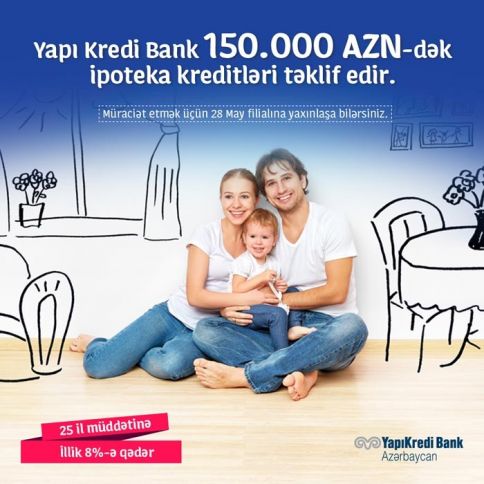 150 min manatadək ipoteka krediti
