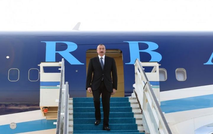 İlham Əliyev Türkiyəyə səfərə getdi