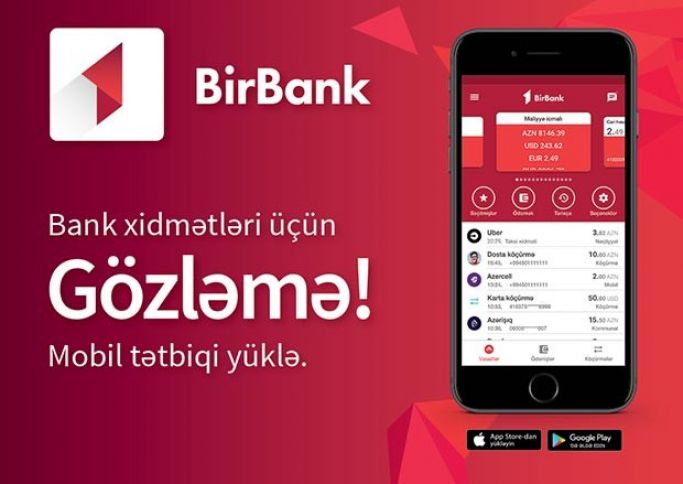 Bütün ödəniş kartlarını BirBank-dan idarə et! ®