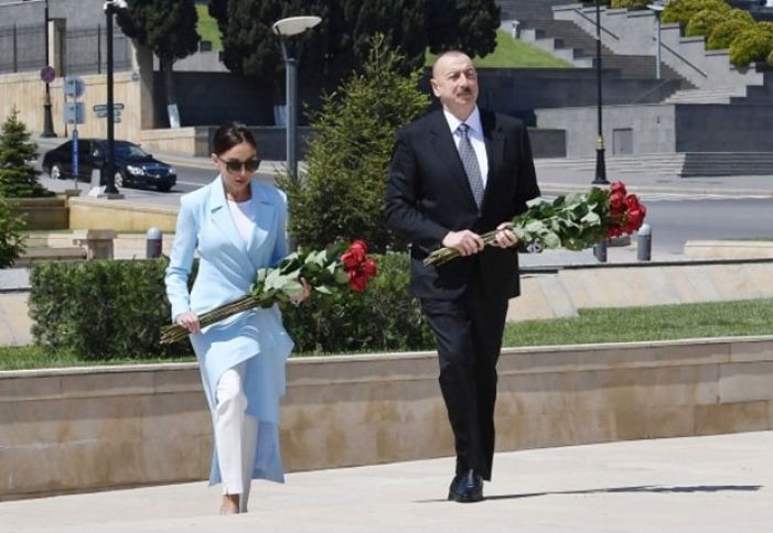 Prezident və xanımı Gəncəyə səfər ediblər