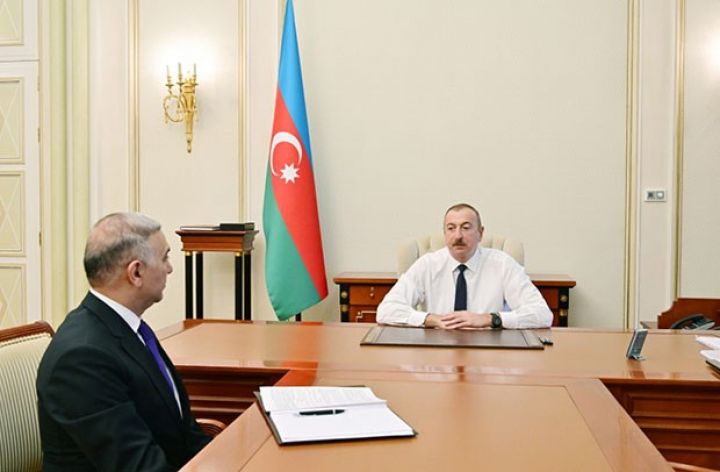 Prezident yeni sədri qəbuluna çağırdı