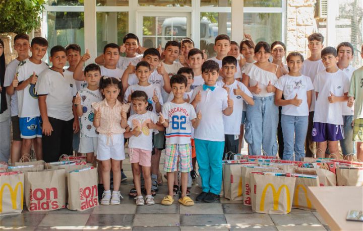 “McDonald's Azərbaycan” və DSMF Vətən müharibəsi qazilərinin övladları üçün unudulmaz istirahət təşkil edib