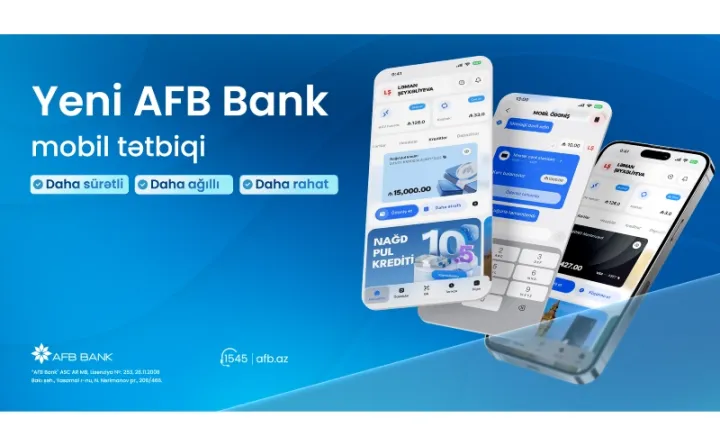 AFB Bank mobil tətbiqini yenilədi