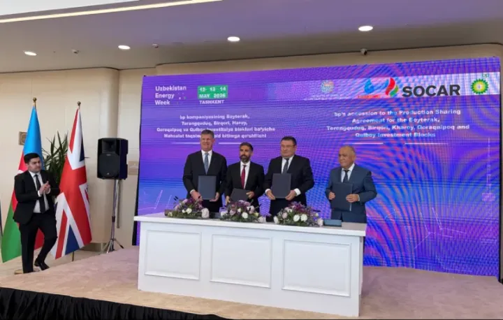 bp Özbəkistanda SOCAR-dan da pay almaqla "Şimali Üstyurd" sazişinə qoşuldu