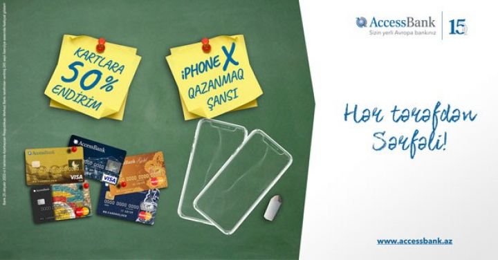 Sizin hələ da kartınız yoxdur? Sərfəli kart axtarırsınız?