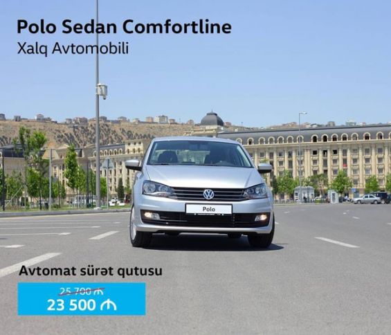 5999 manat ilkin ödənişlə Alman avtomobili