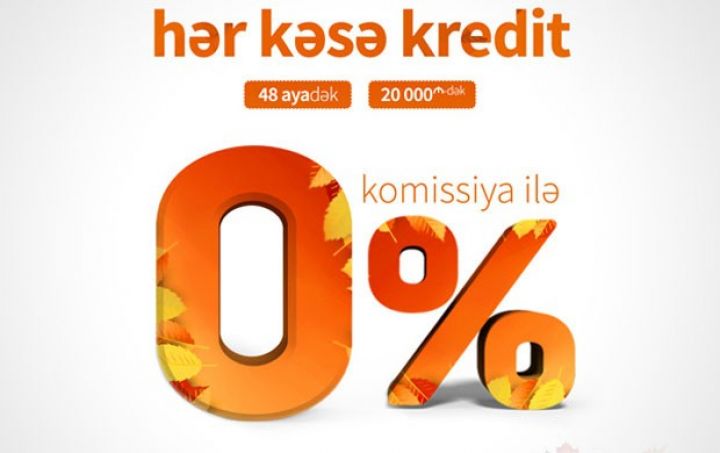 Unibankda nağd kreditlər hər kəs üçün 0% komissiyalı oldu