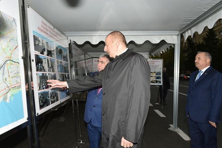 Bakda yol yenidən qurulub