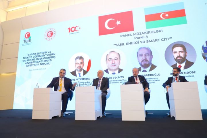 “Yaşıl enerji və smart city” mövzusunda panel keçirilib