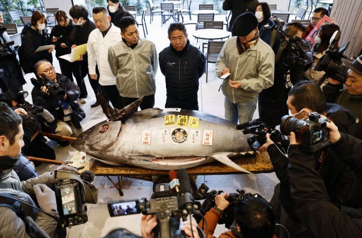 Tuna balığı 1,3 milyon dollara satılıb - Bu, Yaponiyada iqtisadi canlanma ümidlərini gücləndirir